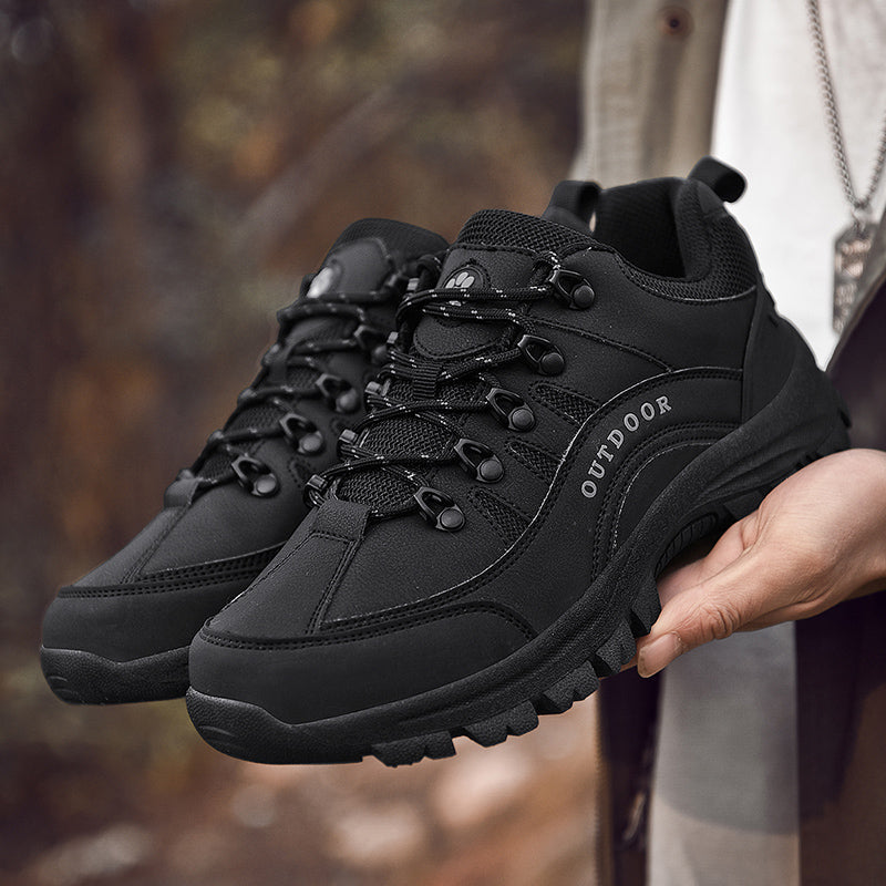 Men's Orthopedic Arch Support Wide Toe Lightweight Hiking Shoes Waterproof Non-slip Scratch-Resistant Work Shoes, Ideal For Hike All Day with Comfort and Zero Fatigue