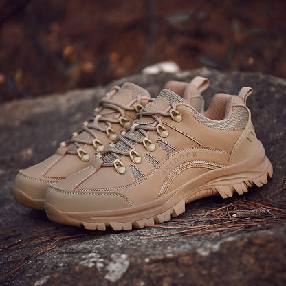 Men's Orthopedic Arch Support Wide Toe Lightweight Hiking Shoes Waterproof Non-slip Scratch-Resistant Work Shoes, Ideal For Hike All Day with Comfort and Zero Fatigue