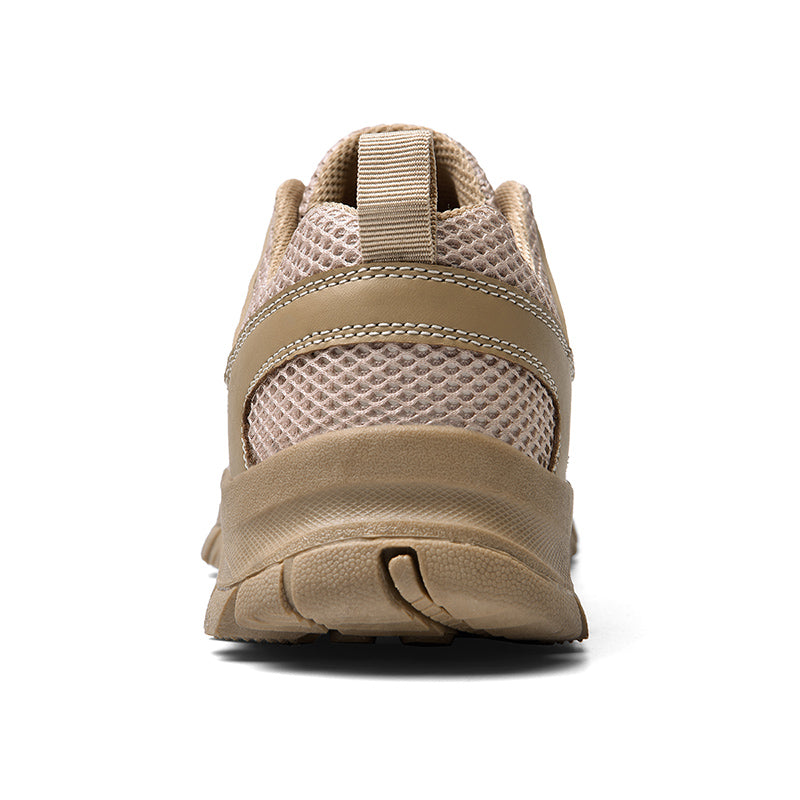Men's Mesh Hiking Shoes - Lace-Up, Enhanced Support, Wide Toe Box with Arch Support