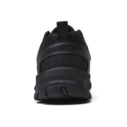 Men's Mesh Hiking Shoes - Lace-Up, Enhanced Support, Wide Toe Box with Arch Support