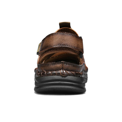 Men's Mesh Hiking Shoes - Slip-On, Breathable, Slip-Resistant, Wide Toe Box with Arch Support