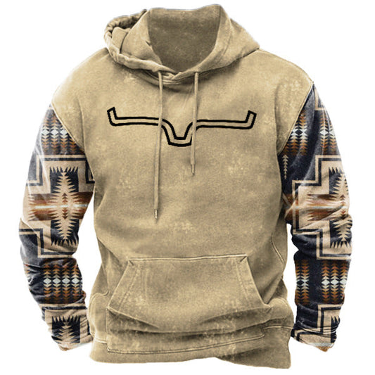 Men's Aztec Cowboy Hoodie
