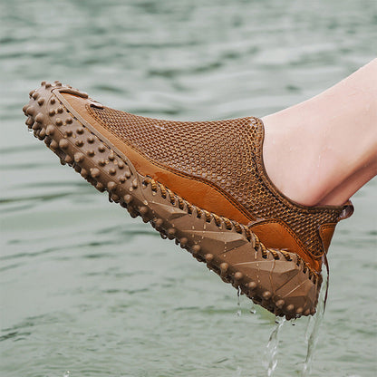 Mens Slip on Canvas Loafers Casual Shoes Sneakers Comfy Walking Slipers Shoes Pain Relief for Men Black Fashion Breathable Loafers