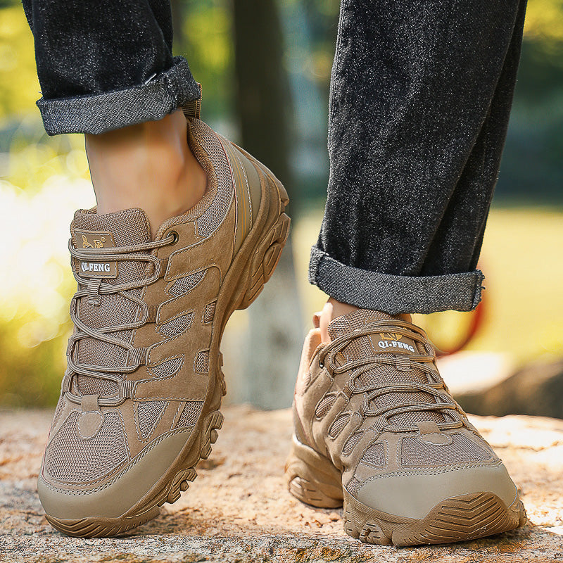 ⏰Limited-Time 70% OFF– Men’s Lightweight Tactical Hiking Shoes – Breathable,Wide Fit with Cushioned Support, Non-Slip & Built for Outdoor Comfort