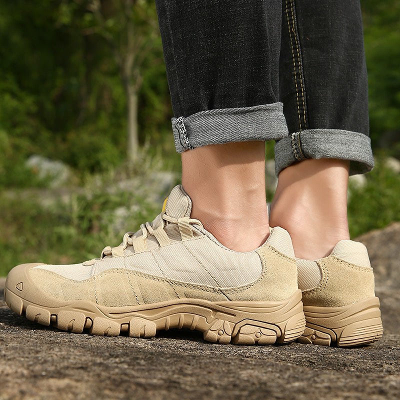 Men’s ASTM-Certified Steel Toe Work Shoes – Puncture-Resistant, Arch Support, Wide Toe Box, Breathable, Lightweight & Slip-Resistant