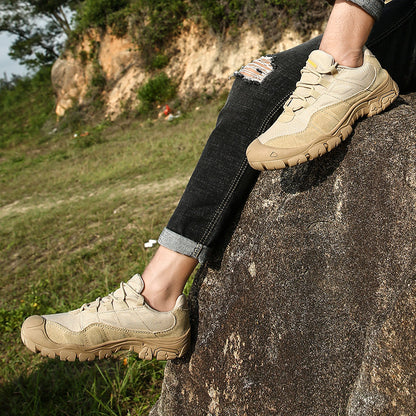 Men’s ASTM-Certified Steel Toe Work Shoes – Puncture-Resistant, Arch Support, Wide Toe Box, Breathable, Lightweight & Slip-Resistant