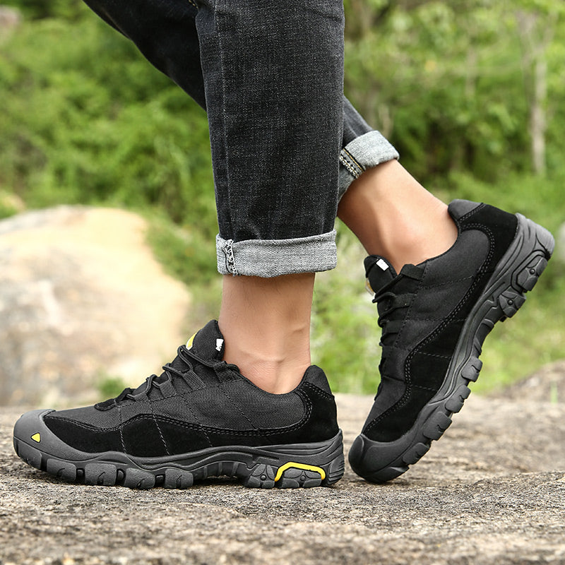 Men’s ASTM-Certified Steel Toe Work Shoes – Puncture-Resistant, Arch Support, Wide Toe Box, Breathable, Lightweight & Slip-Resistant