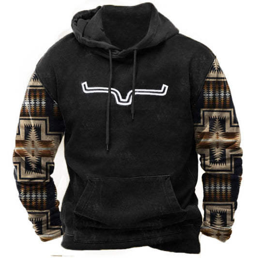 Men's Aztec Cowboy Hoodie