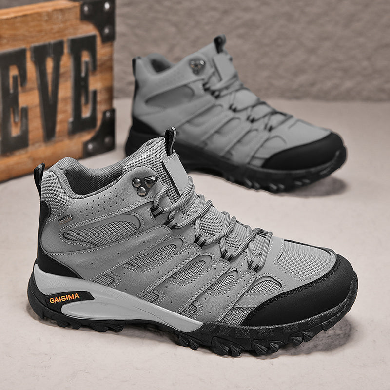 Men’s Outdoor Work Boots – Protective Build, Arch Support, Wide Fit, Breathable Lining, Lightweight & Slip-Resistant for Hiking & Work