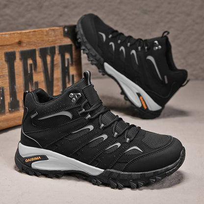 Men’s Outdoor Work Boots – Protective Build, Arch Support, Wide Fit, Breathable Lining, Lightweight & Slip-Resistant for Hiking & Work