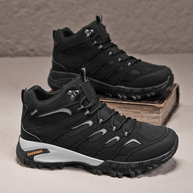 Men’s Outdoor Work Boots – Protective Build, Arch Support, Wide Fit, Breathable Lining, Lightweight & Slip-Resistant for Hiking & Work