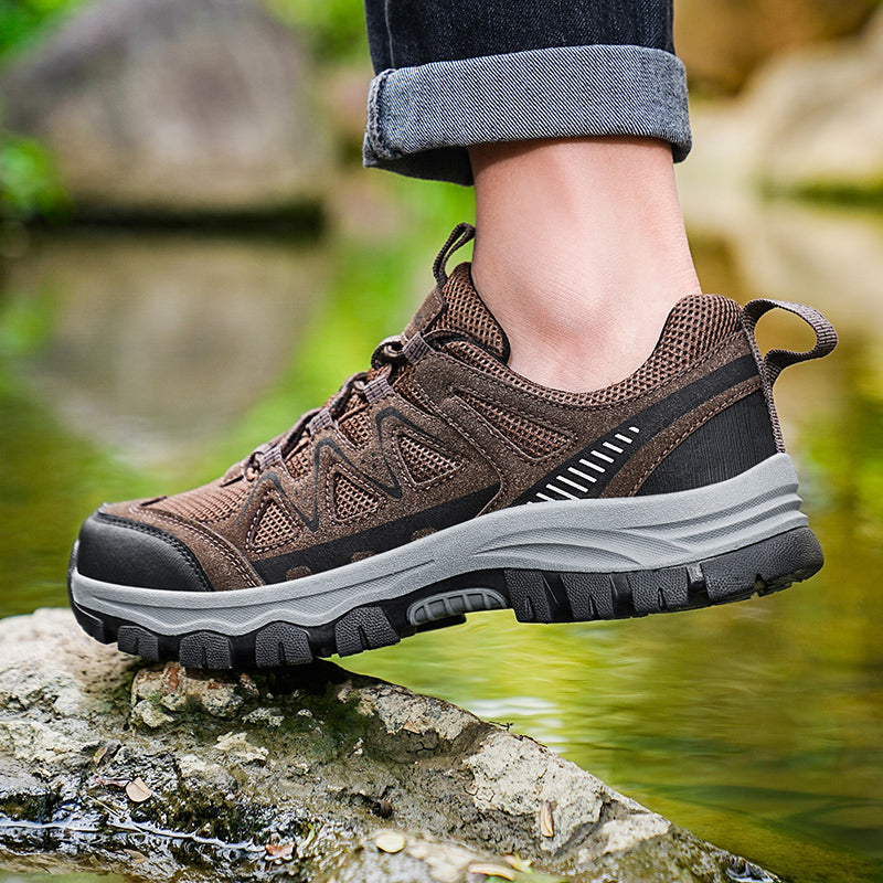(🎁#7 Best Seller) Men’s Athletic Work Shoes – Arch Support, Wide Toe Box, Breathable, Lightweight, Non-Slip, Built for Hiking & Outdoor Use