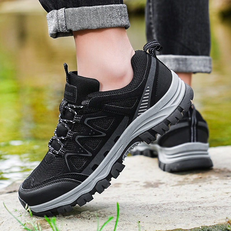 (🎁#7 Best Seller) Men’s Athletic Work Shoes – Arch Support, Wide Toe Box, Breathable, Lightweight, Non-Slip, Built for Hiking & Outdoor Use