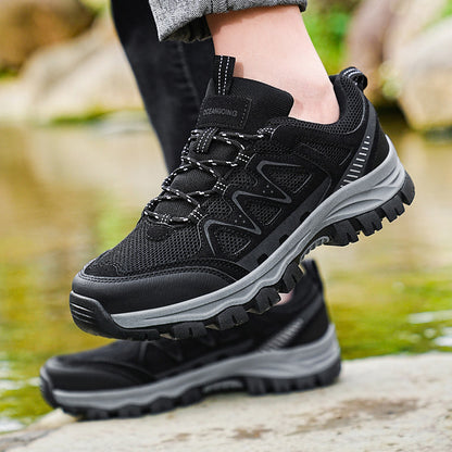 (🎁#7 Best Seller) Men’s Athletic Work Shoes – Arch Support, Wide Toe Box, Breathable, Lightweight, Non-Slip, Built for Hiking & Outdoor Use