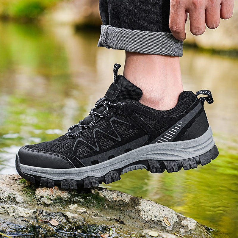 (🎁#7 Best Seller) Men’s Athletic Work Shoes – Arch Support, Wide Toe Box, Breathable, Lightweight, Non-Slip, Built for Hiking & Outdoor Use