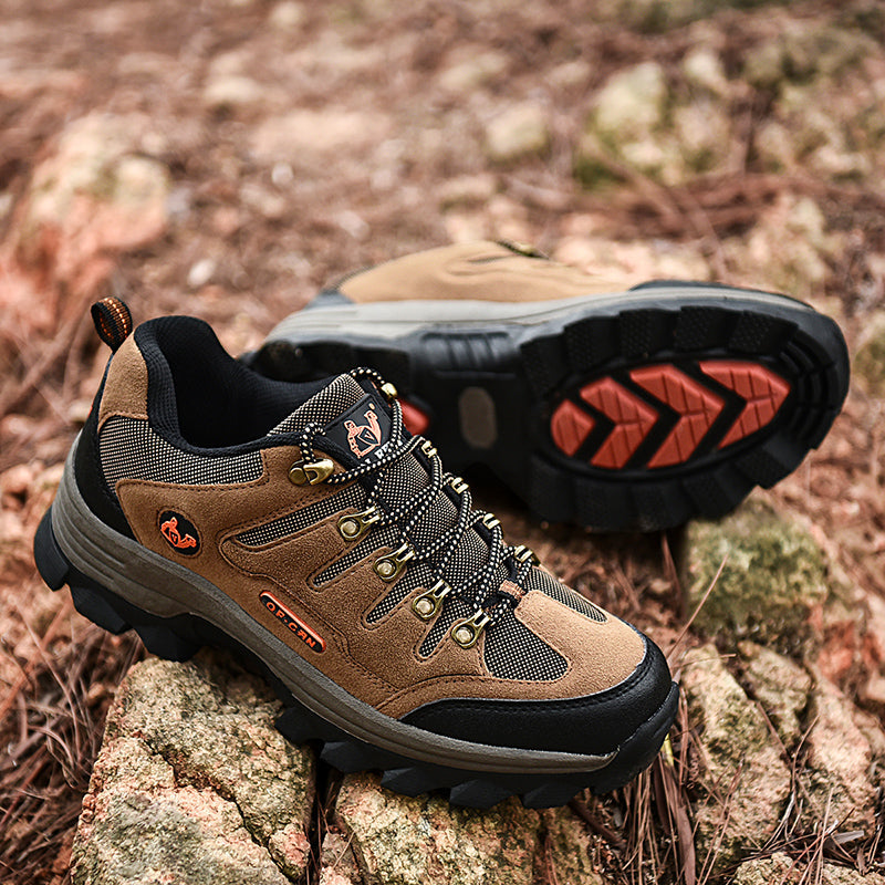 Men's Outdoor Hiking Shoes - Max Grip, Tough Durable, Cushion Comfort, All-Day Wear