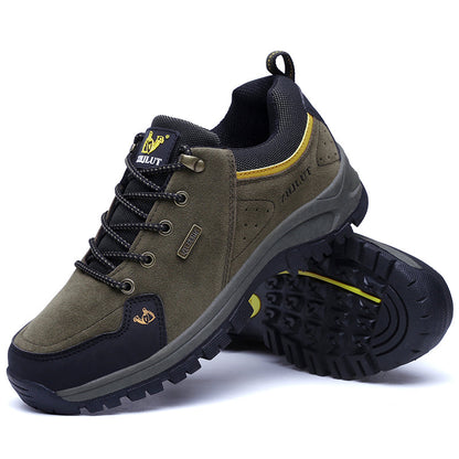Men’s Steel Toe Hiking Work Shoes – Puncture-Resistant, Lightweight, Slip-Resistant & Durable for Outdoor Work