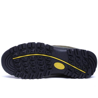 Men’s Steel Toe Hiking Work Shoes – Puncture-Resistant, Lightweight, Slip-Resistant & Durable for Outdoor Work
