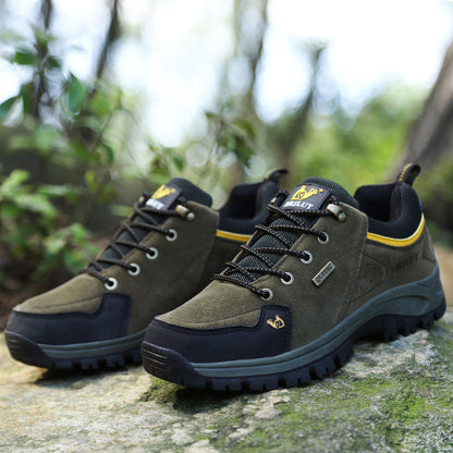 Men’s Steel Toe Hiking Work Shoes – Puncture-Resistant, Lightweight, Slip-Resistant & Durable for Outdoor Work