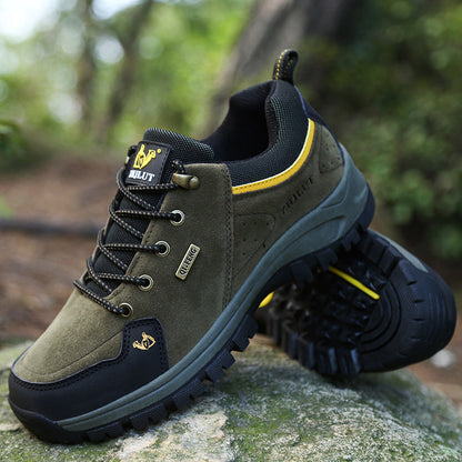 Men’s Steel Toe Hiking Work Shoes – Puncture-Resistant, Lightweight, Slip-Resistant & Durable for Outdoor Work