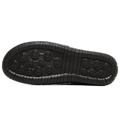 (⏳NOW ON: 70% OFF Sale! 🔥)Mens Casual Shoes Summer Breathable Sneakers Loafers Walking Shoes Hand Made Lace-Up Leather Dress Flats Shoes for Driving Business Working Office