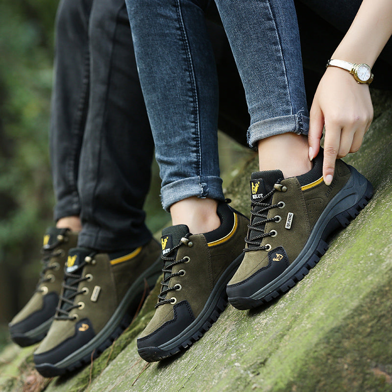 Men’s Steel Toe Hiking Work Shoes – Puncture-Resistant, Lightweight, Slip-Resistant & Durable for Outdoor Work