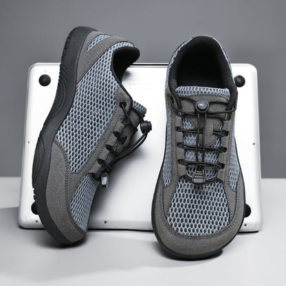 Men’s Barefoot Walking Shoes – Wide Toe Box, Breathable Mesh, Lightweight Comfort & Non-Slip Sole for Everyday Wear