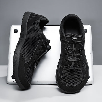 Men’s Barefoot Walking Shoes – Wide Toe Box, Breathable Mesh, Lightweight Comfort & Non-Slip Sole for Everyday Wear