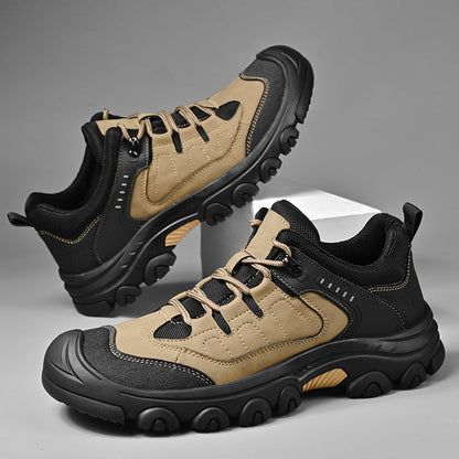 ⏰Limited-Time 70% OFF –Men's Orthopedic Outdoor Anti-Puncture Hiking Shoes–Arch Support, Non-Slip,Waterproof Anti-Sprain