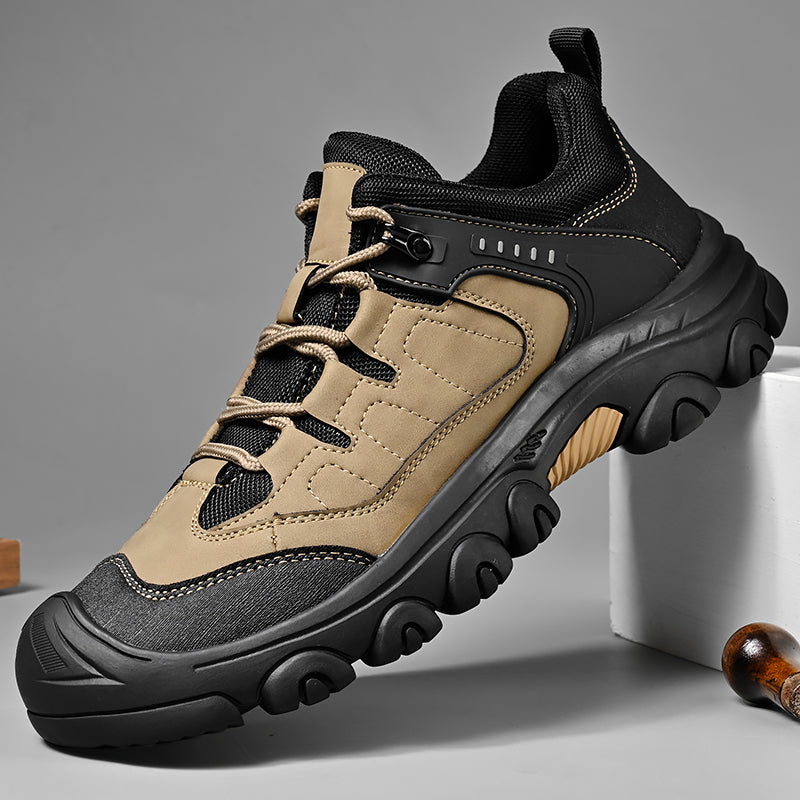 ⏰Limited-Time 70% OFF –Men's Orthopedic Outdoor Anti-Puncture Hiking Shoes–Arch Support, Non-Slip,Waterproof Anti-Sprain