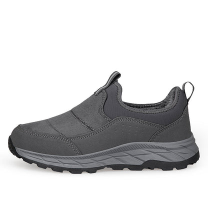 ⏰Limited-Time 70% OFF — Men’s Fleece-Lined Winter Shoes Easy Slip-On Fit • Wide Toe Box • Arch Support • Dry, Warm, Stable All Day