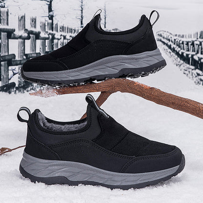⏰Limited-Time 70% OFF — Men’s Fleece-Lined Winter Shoes Easy Slip-On Fit • Wide Toe Box • Arch Support • Dry, Warm, Stable All Day