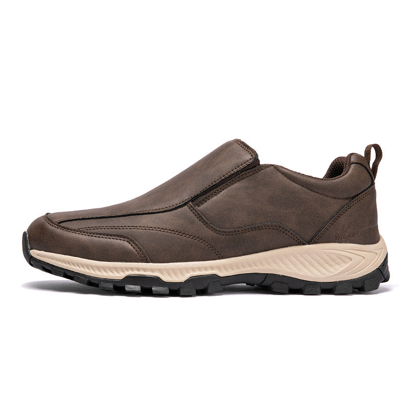 Men's Genuine Leather Breathable And Comfortable Orthopedic Outdoor Sneakers
