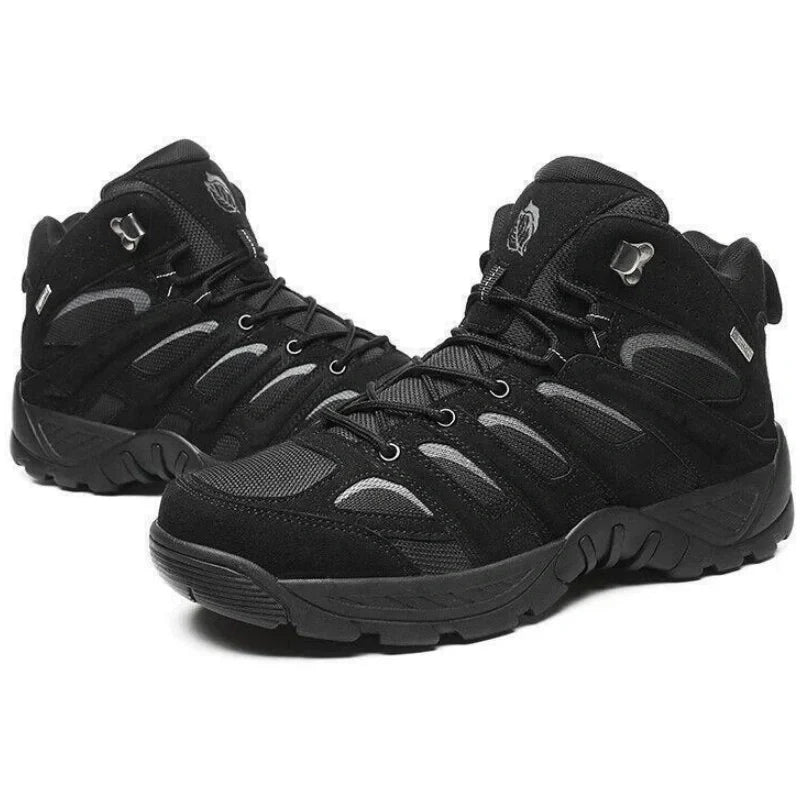 Men’s Orthotic Hiking Work Boots – Arch Support, Wide Toe Box, Protective Design, All-Day Stability