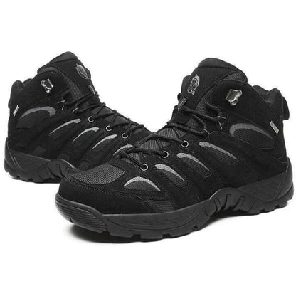 Men’s Orthotic Hiking Work Boots – Arch Support, Wide Toe Box, Protective Design, All-Day Stability